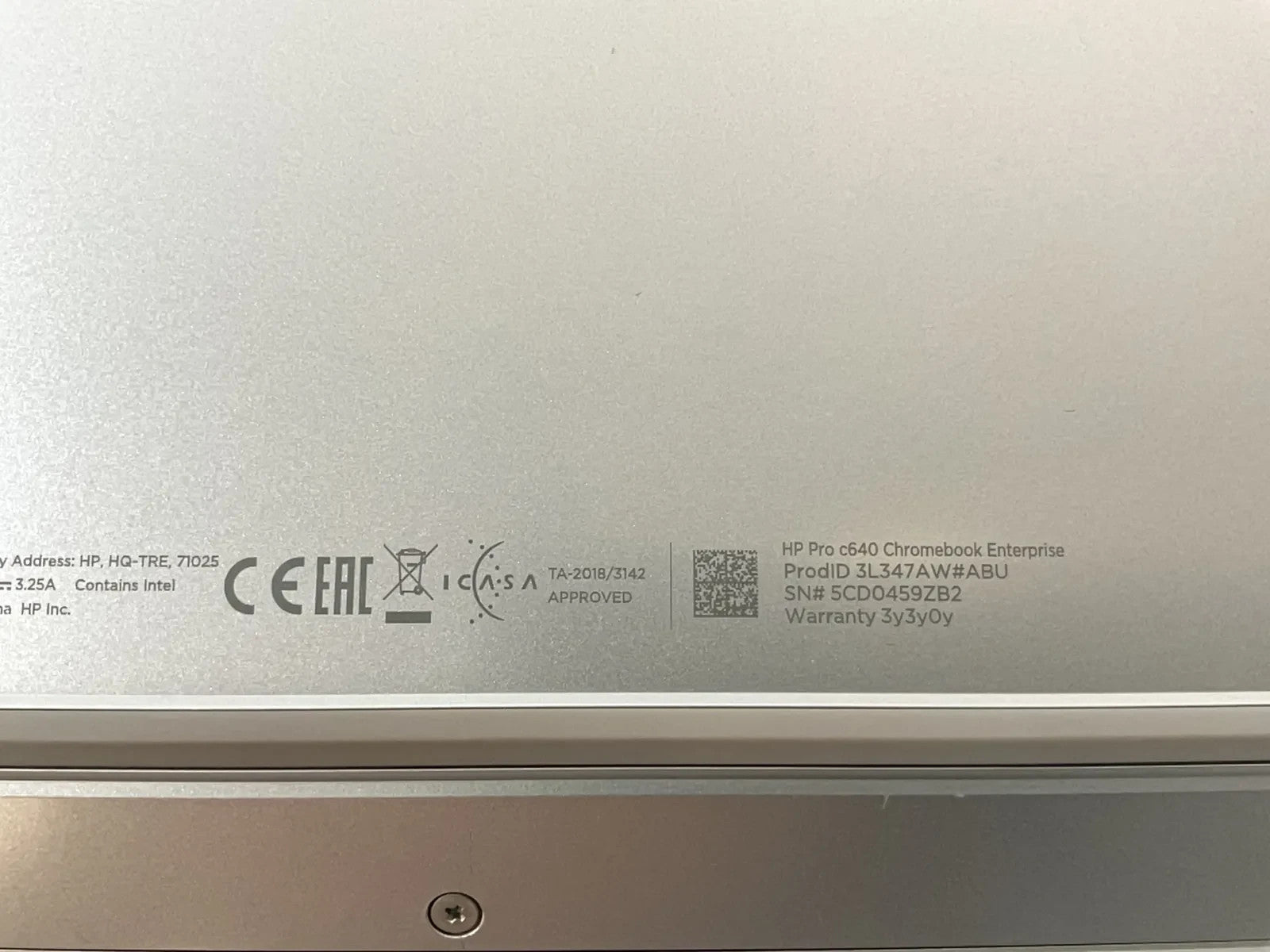 HP Pro C640 14" Chromebook – i7-10610U – 16GB DDR4 – 128GB SSD – IPS Display