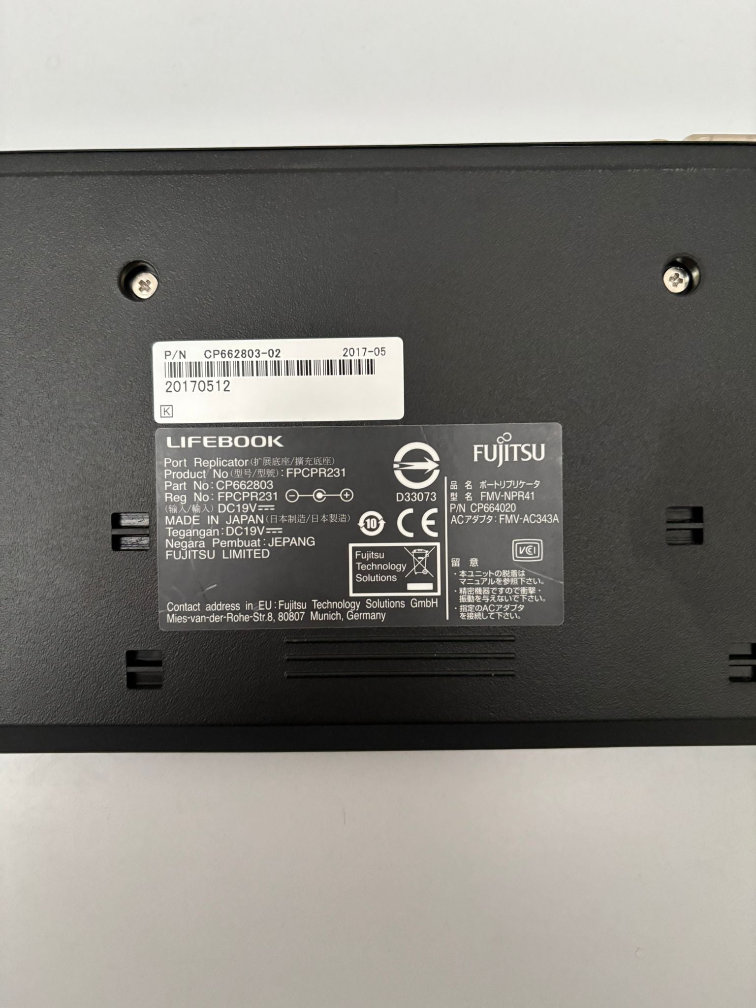 Fujitsu Lifebook Dockingstation FPCPR231 CP662803